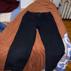 Carhartt black denim pants
